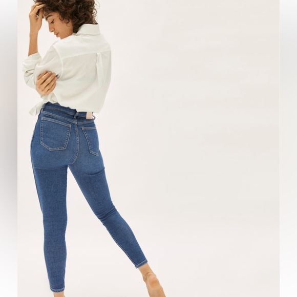 Everlane The Way High Clean Front Skinny Jean in size 33, good condition - Picture 3 of 13